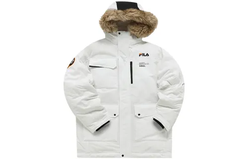 FILA FUSION Down Jacket Winter Men's Standard White