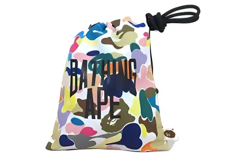 A BATHING APE Bape Polyester Handbag, Shoulder Bag Unisex Multicolor