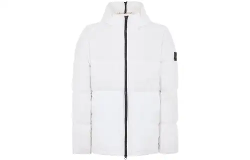 STONE ISLAND FW22 Down Jacket Unisex White