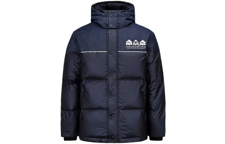 EVISU Down Jackets Men's Hooded Moderate Other