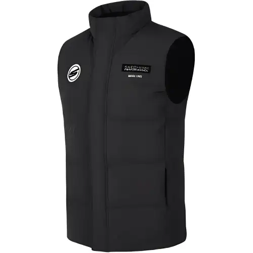 Skechers Down Vests Men's Black Stand Collar Moderate Other