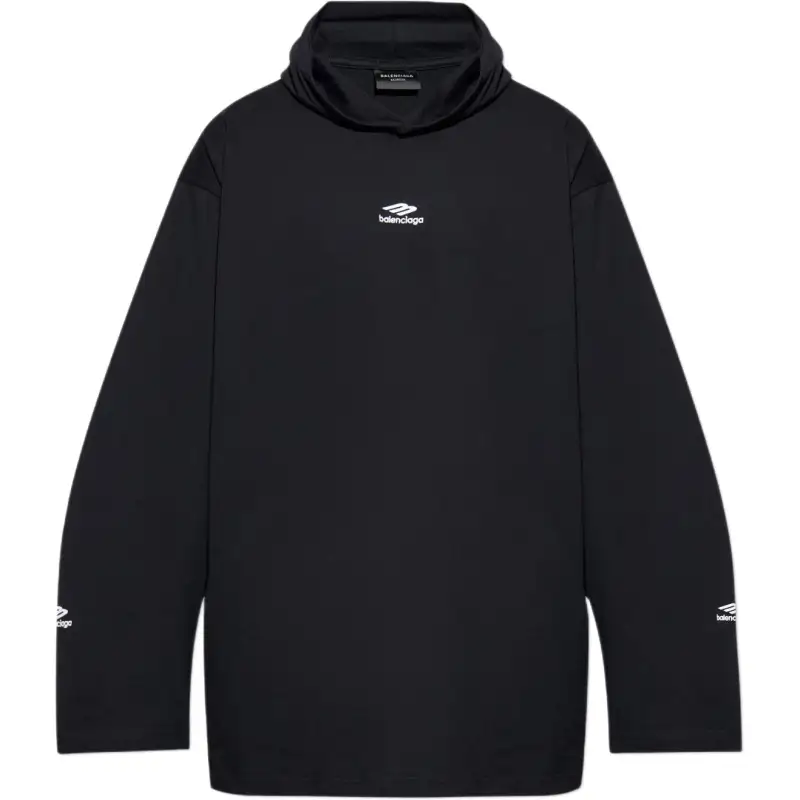 Balenciaga Logo Embroidered Ski Top