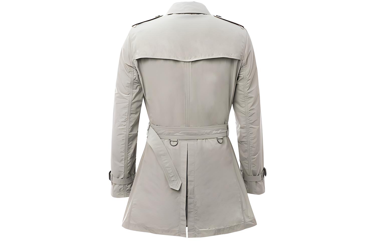 Мужской тренч Burberry (каки) — фото 2