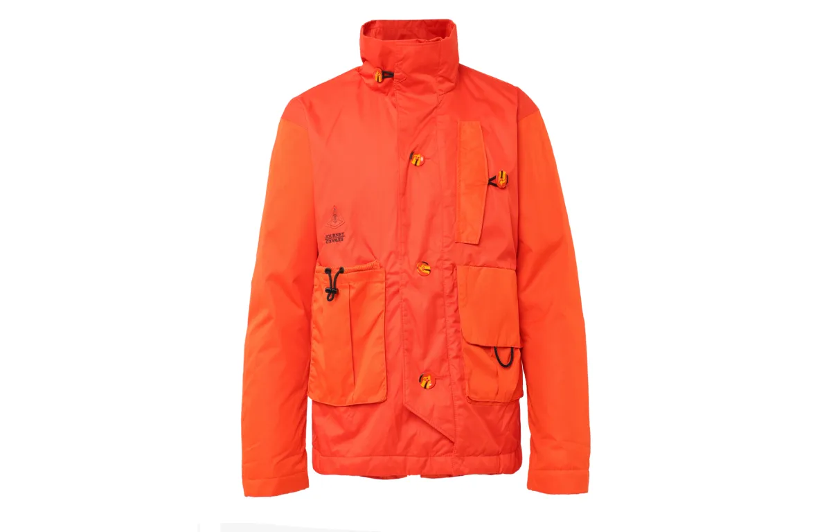 Nike Puffer Jackets Men's Pepper Red Stand Collar Moderate Other