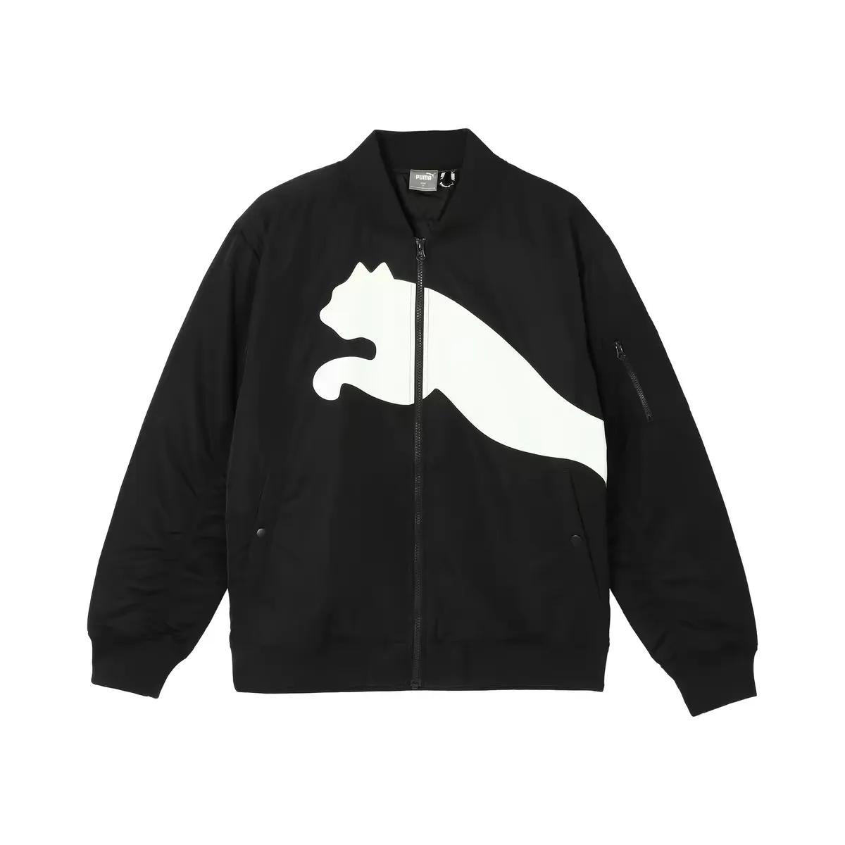 PUMA LOGO BOMBER Jackets & Coats Unisex Black