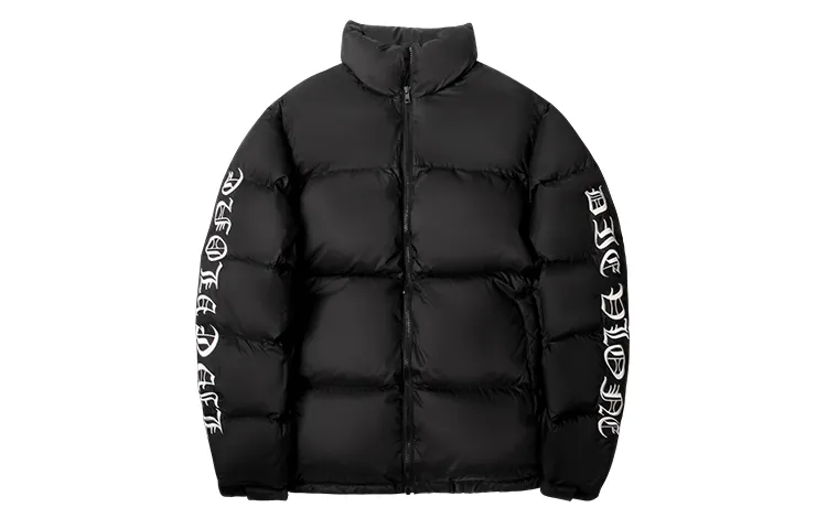 VLONE Down Jacket Winter Unisex Black White