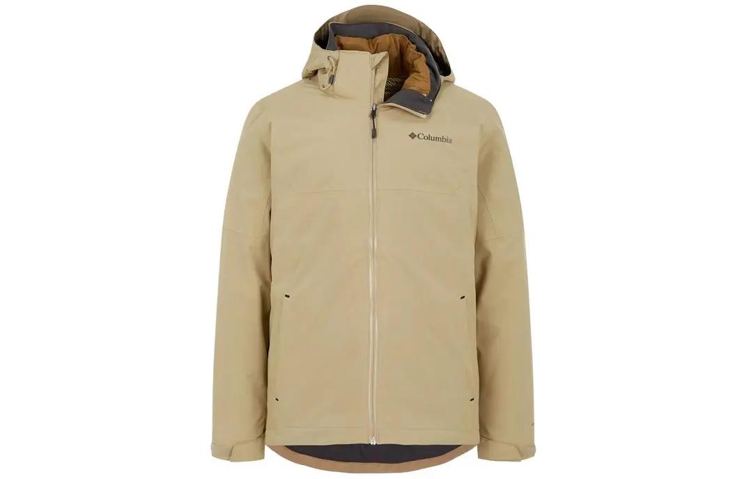 Columbia Waterproof And Breathable Windbreaker Jacket Men's Khaki