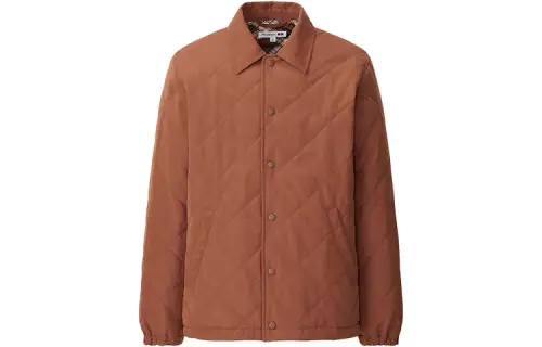 UNIQLO X JW Anderson Puffer Jackets Men's Umber Lapel Moderate