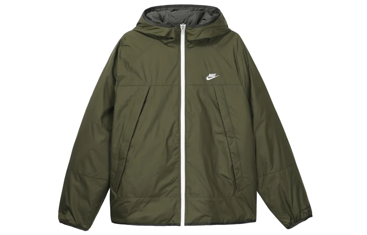 Nike Jackets Men's Green Hooded (Non-detachable) Moderate