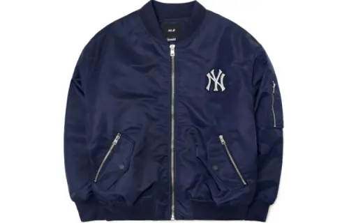 MLB Puffer Jacket Winter Unisex Blue