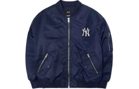 MLB Puffer Jacket Winter Unisex Blue