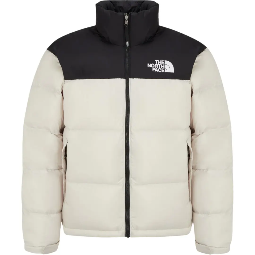 THE NORTH FACE Nuptse M's Eco Jacket Down Jackets & Coats Unisex Ecru