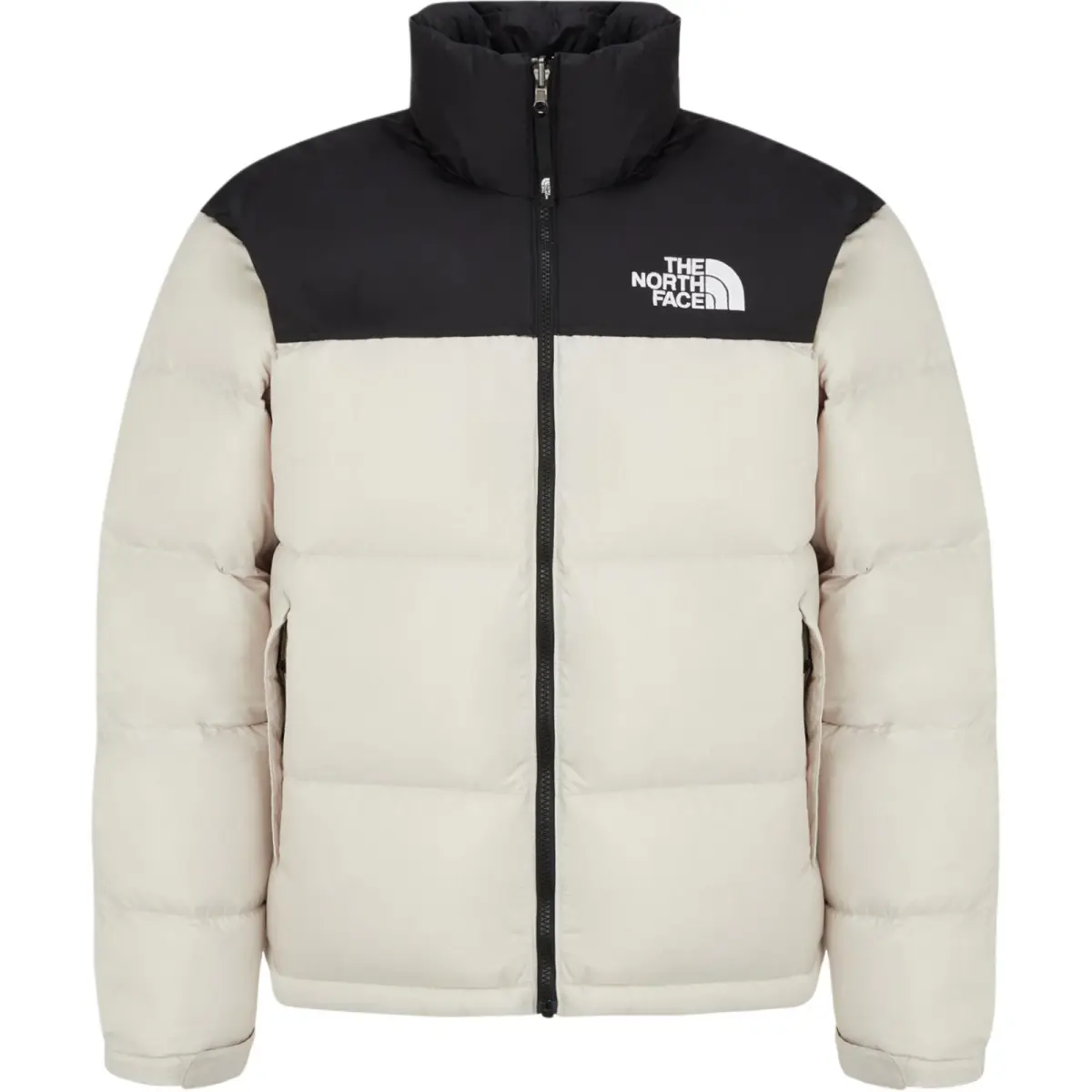 THE NORTH FACE Nuptse M's Eco Jacket Down Jackets & Coats Unisex Ecru