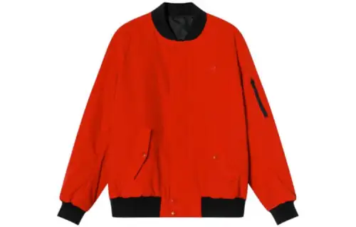 New Balance Jackets Men's Black Red Stand Collar Moderate Reversible