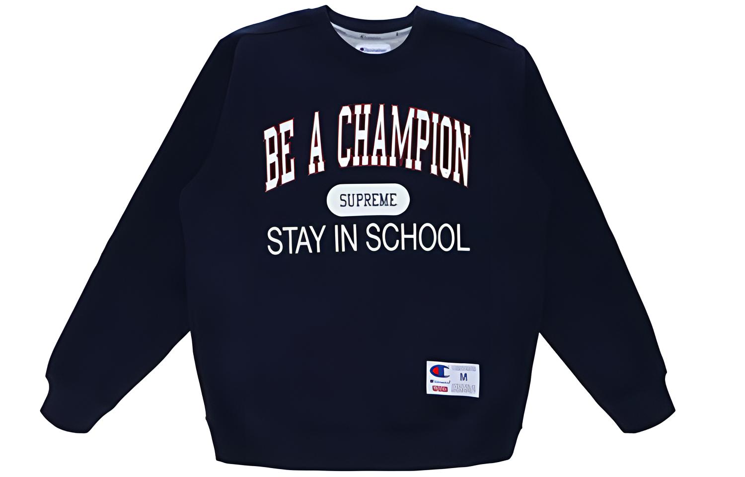 Худи Supreme x Champion Logo (серое)