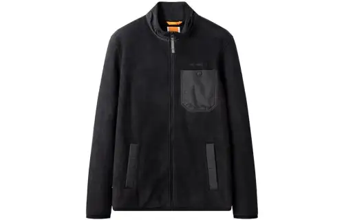 Timberland Jackets Men's Black Stand Collar Moderate Other