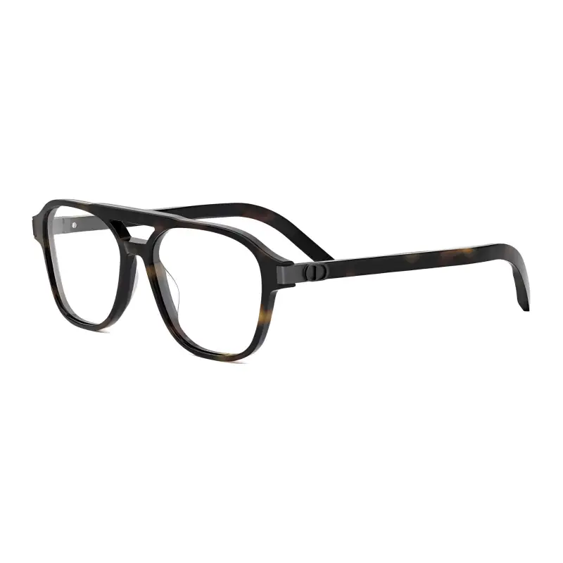 DIOR Plastic Irregular Shape Eyeglass Frames Unisex Tortoiseshell