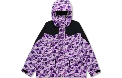 A BATHING APE Taipei Store 17th Anniversary Limited Edition SS24 Windbreaker Jacket Unisex Purple