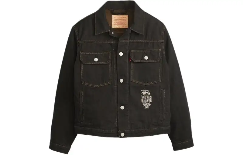 Stussy X Levi's Crispy Rinse Trucker Jacket