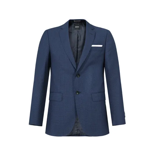 HUGO BOSS Business Suit Coat Men's Blue