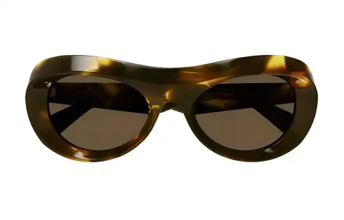Bottega Veneta Eyewear Oval Frame Sunglasses