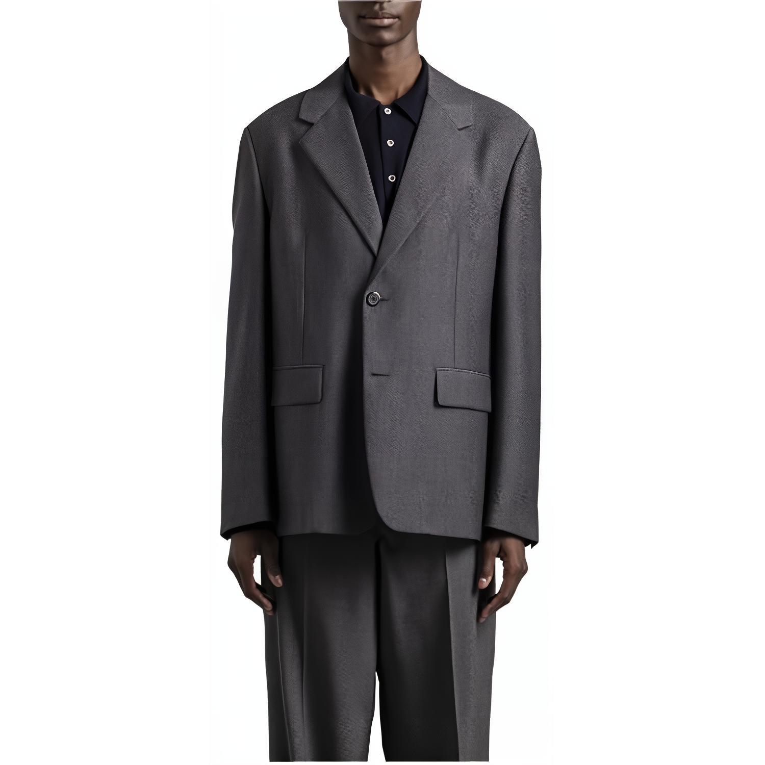 PRADA Prada, black long-sleeve, classic suit jacket, classic length