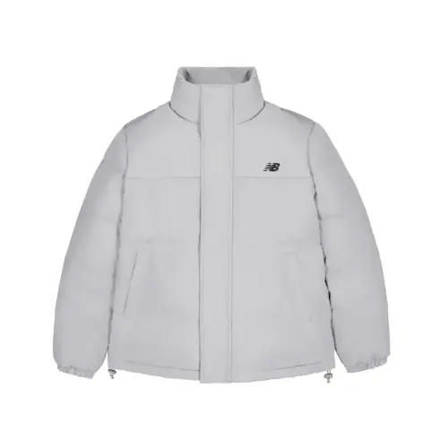 New Balance 600 Fill Power Stand Collar Casual Minimalist Style Versatile Thermal Duck Down Fleece Lined Down Jacket