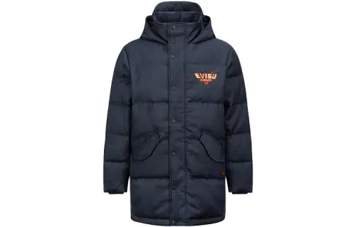 EVISU Down Jacket Men's Denim Blue