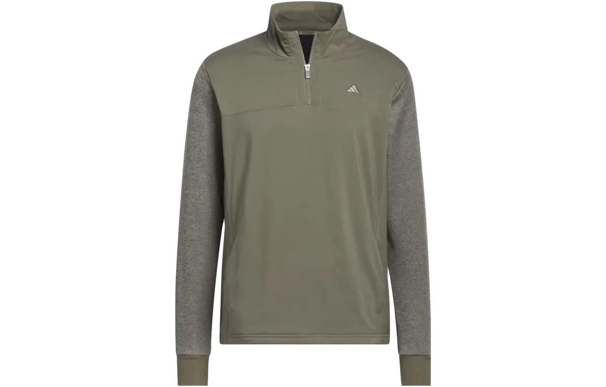 Adidas Jackets Men's Strata Olive Green Stand Collar Moderate Other