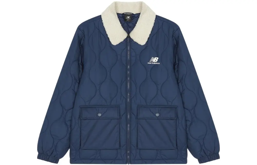 New Balance Puffer Jacket Winter Men's Blue