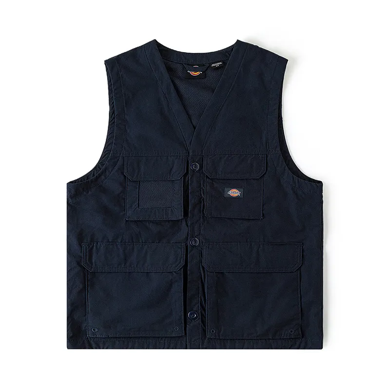 Dickies Vests Men's V-neck Moderate Workwear