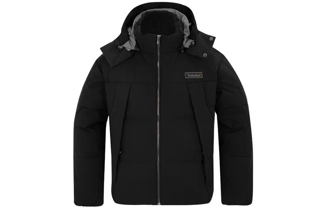 Timberland Solid Color Down Jacket Men's Black