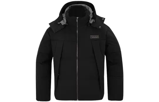 Timberland Solid Color Down Jacket Men's Black