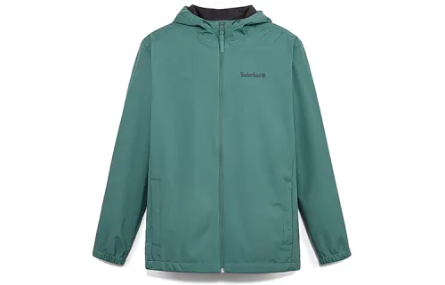 Timberland Waterproof Windbreaker Jacket Men's Blue Green