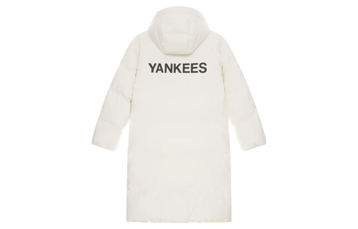 MLB New York Yankees Basic Collection FW24 Down Jacket Unisex Ivory