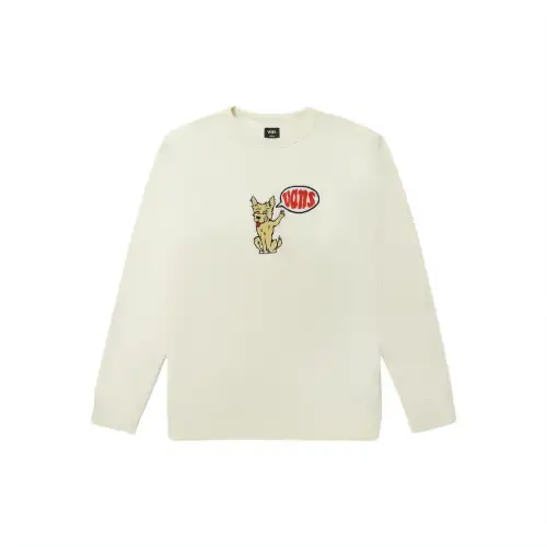 Vans Sweatshirts Unisex Ecru Crew Neck Moderate Regular