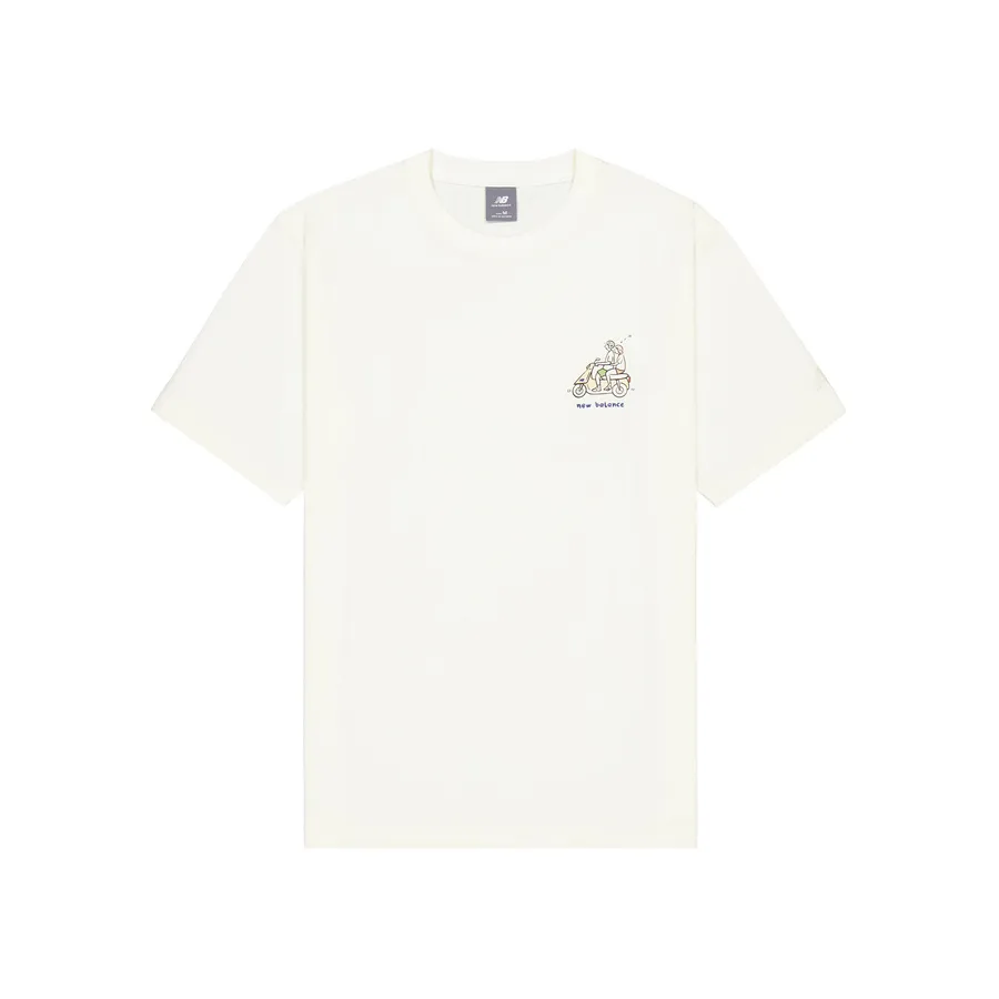 New Balance T Shirt Unisex Ivory White