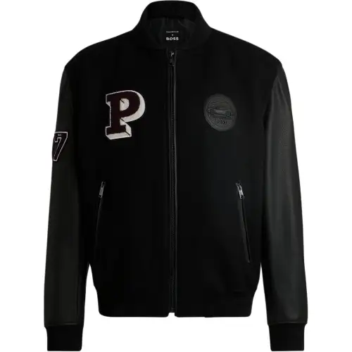 HUGO BOSS Woolen black jacket