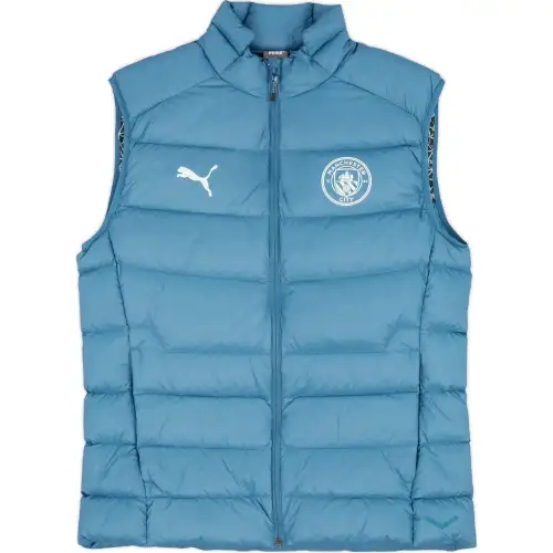 PUMA Down Vests Unisex Blue Stand Collar Moderate Other
