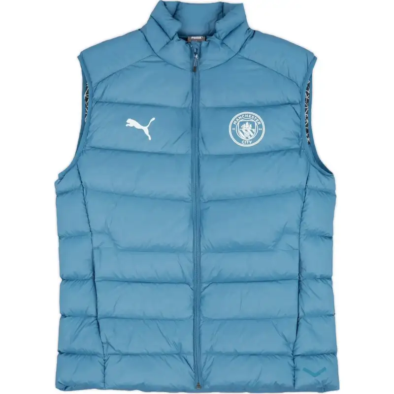 PUMA Down Vests Unisex Blue Stand Collar Moderate Other