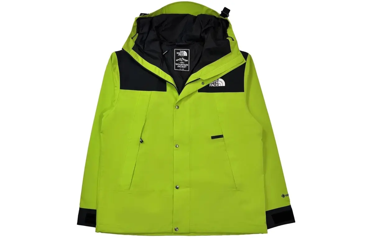 THE NORTH FACE Windproof Windbreaker Jacket Men's Neon Green