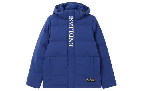 Basketball sports blue down jacket for leisure