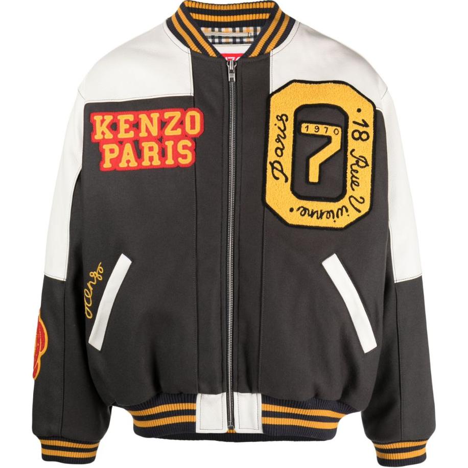 【Previous SeasonReplicated_FI】KENZO Tiger Academy logo-appliqué bomber jacket