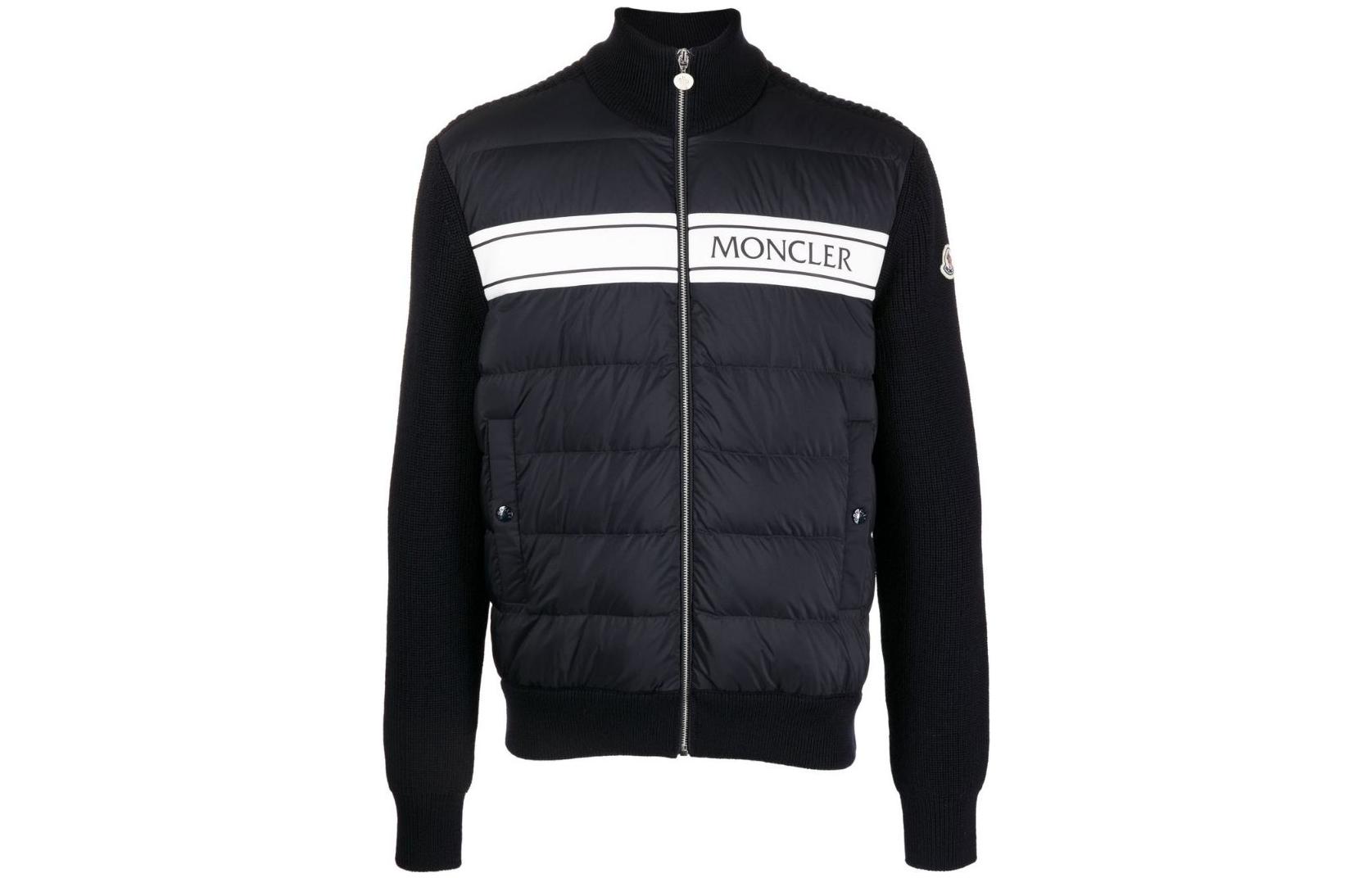 Мужская куртка Moncler CARDIGAN (черная)