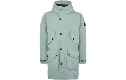 STONE ISLAND FW22 Down Jacket Unisex Sage Green
