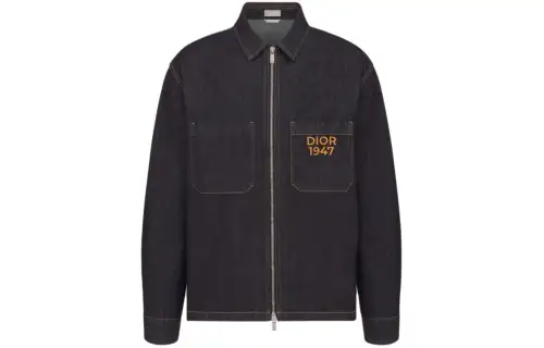 DIOR SS24 Denim Jacket Men's Blue