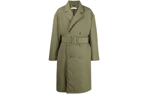 OFF-WHITE padded double-breasted coat