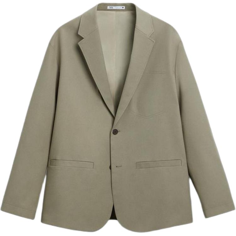 ZARA Business Suits Men's Sand Moderate Business Suit