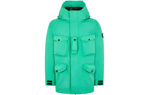 STONE ISLAND FW21 Down Jacket Unisex Green