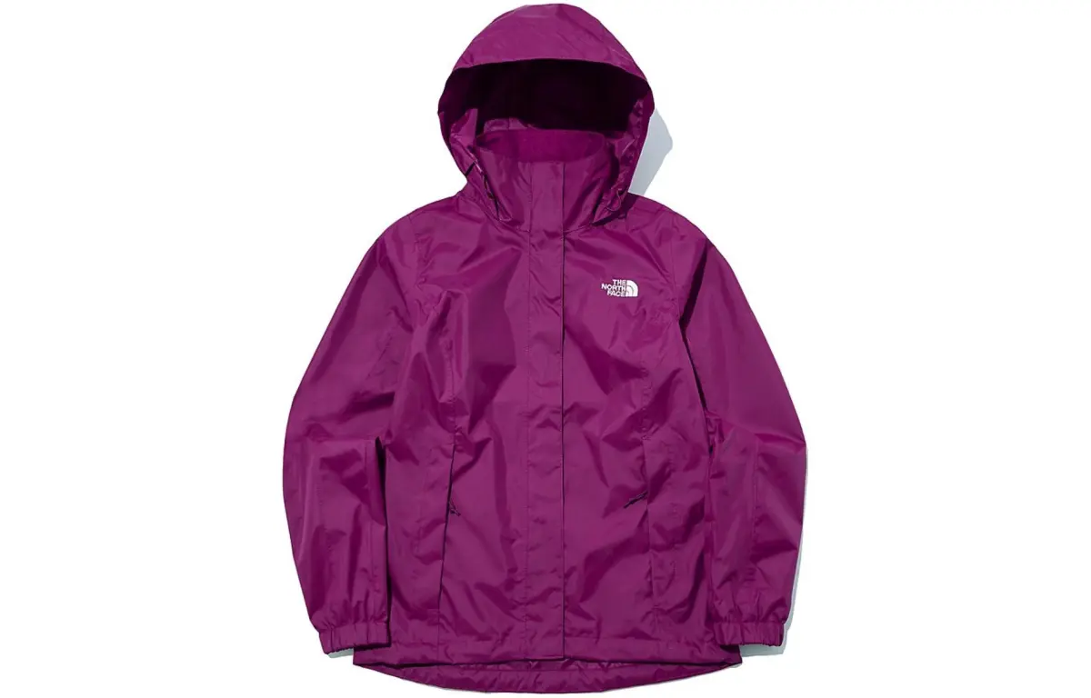 THE NORTH FACE Hyvent Outdoor Hiking Waterproof And Windproof To Keep Warm Windbreaker Jacket Unisex Rose Purple